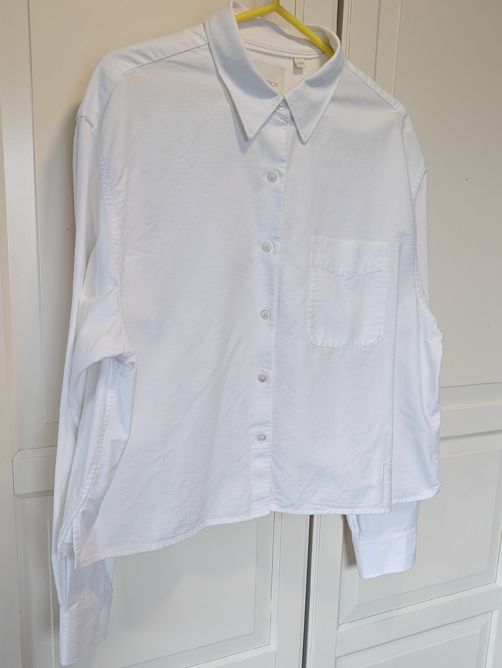 JW ANDERSON White Relaxed Button-Up Shirt